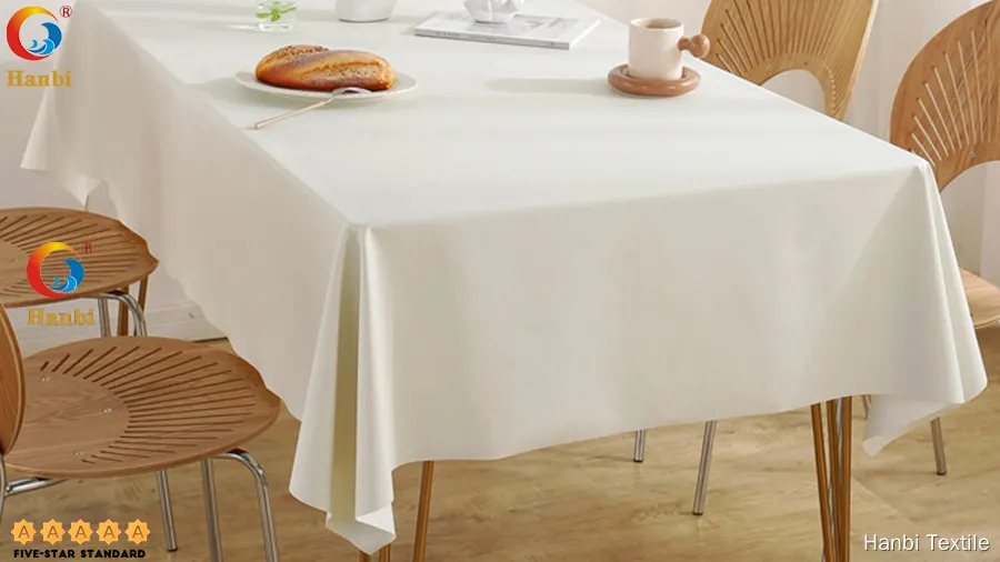 Custom wholesale linen tablecloths free design Manufacturer | Hanbi Textile 1