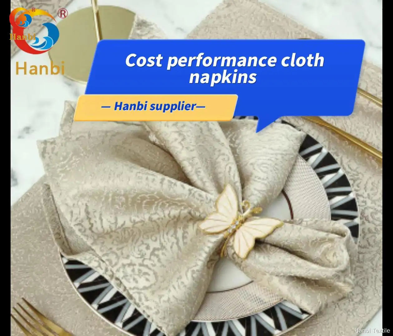 Custom Cloth Napkins customized Manufacturer | Hanbi Textile 1
