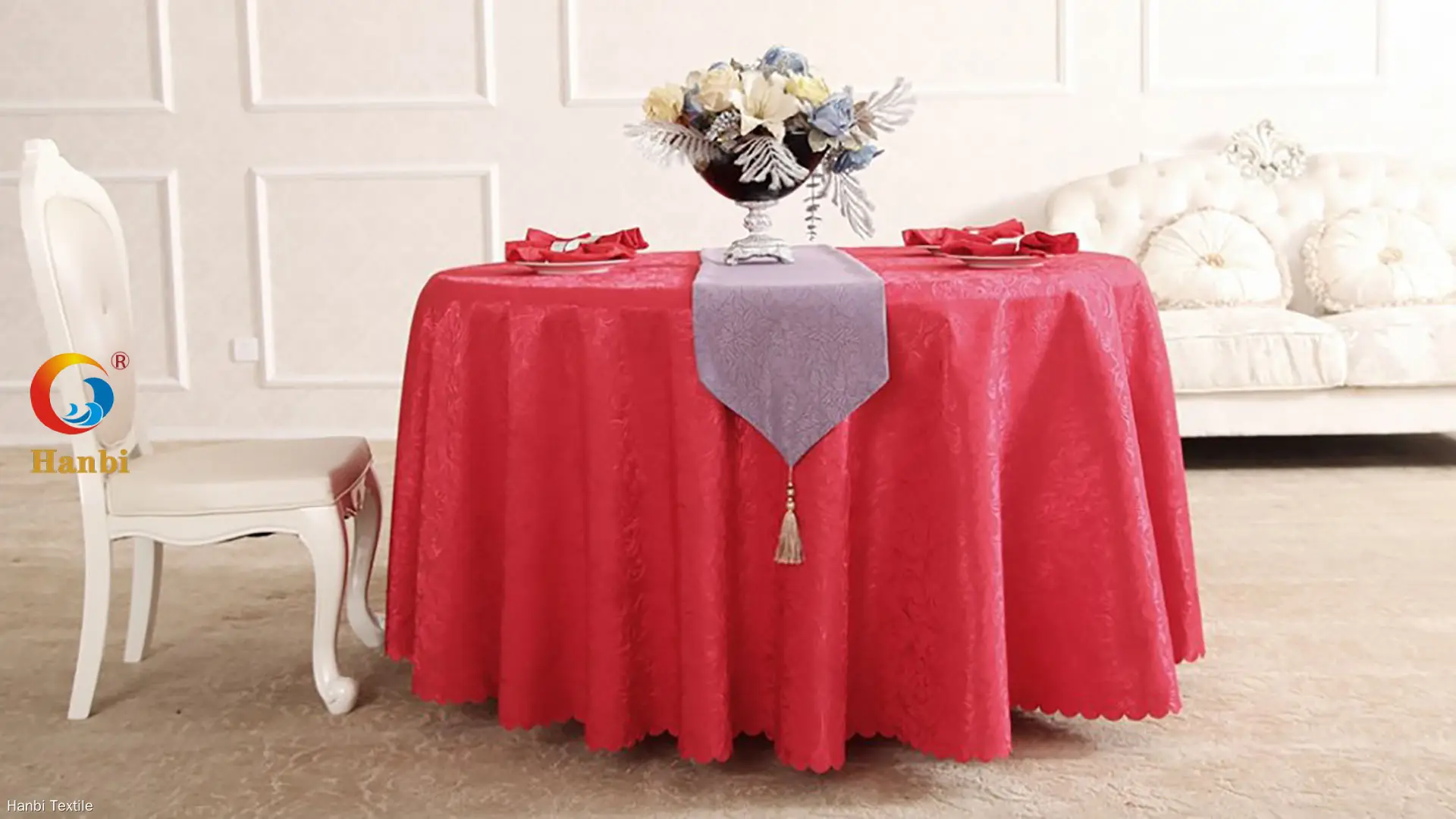 Hanbi Textile | High End cotton tablecloth with good price 1