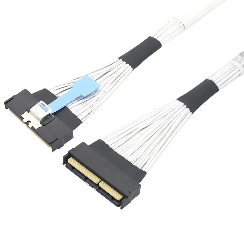 MCIO 124‑Pin x16 to x16 PCIe 5.0 Internal Extender Cable（1）