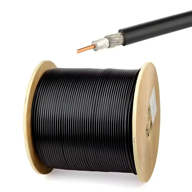 RG59B/U 75Ω Flexible Coaxial Cable, 0.242 OD, PVC Jacket 1