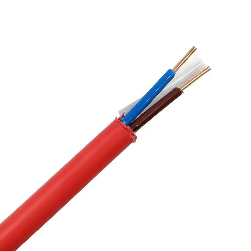 Farsince 22AWG 4C Stranded Unshielded Fire Alarm Cable, FPL/CL2, Red PVC Jacket 1
