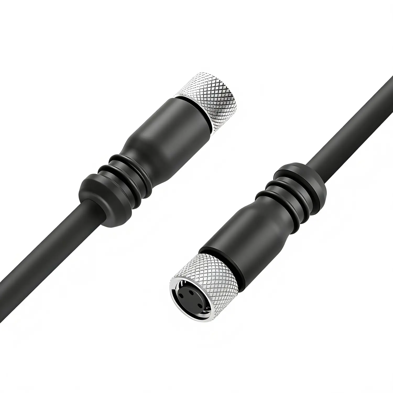 M8 A‑Code 3‑Pin Female to Open Wires Cable (1)