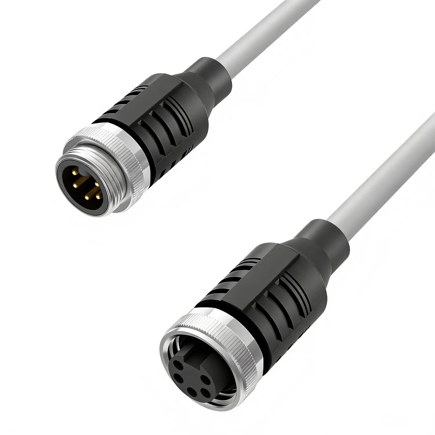 7/8" A‑Code 5‑Pin Male to Female Cable (1)