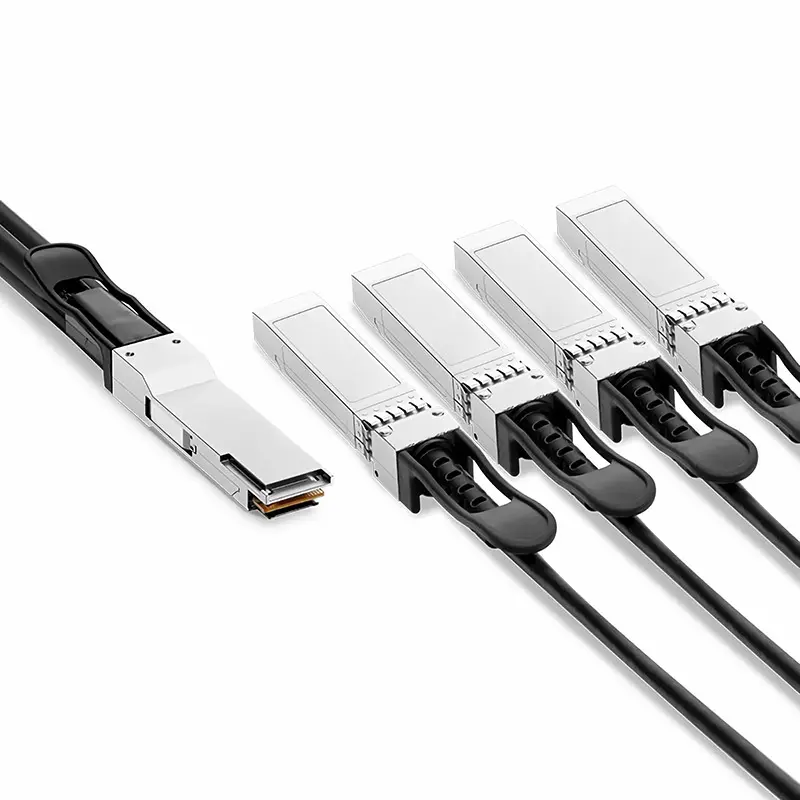 200G QSFP56 إلى 4x50G SFP56 اختراق DAC السلبي (1)