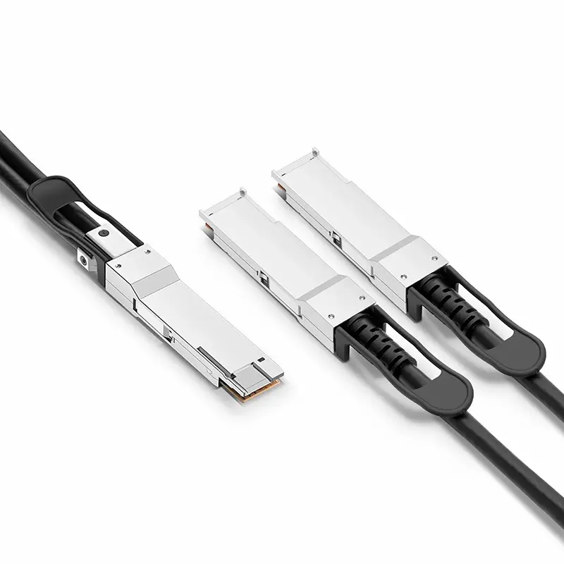 400G QSFP-DD إلى 2x200G QSFP56 اختراق DAC السلبي (1)