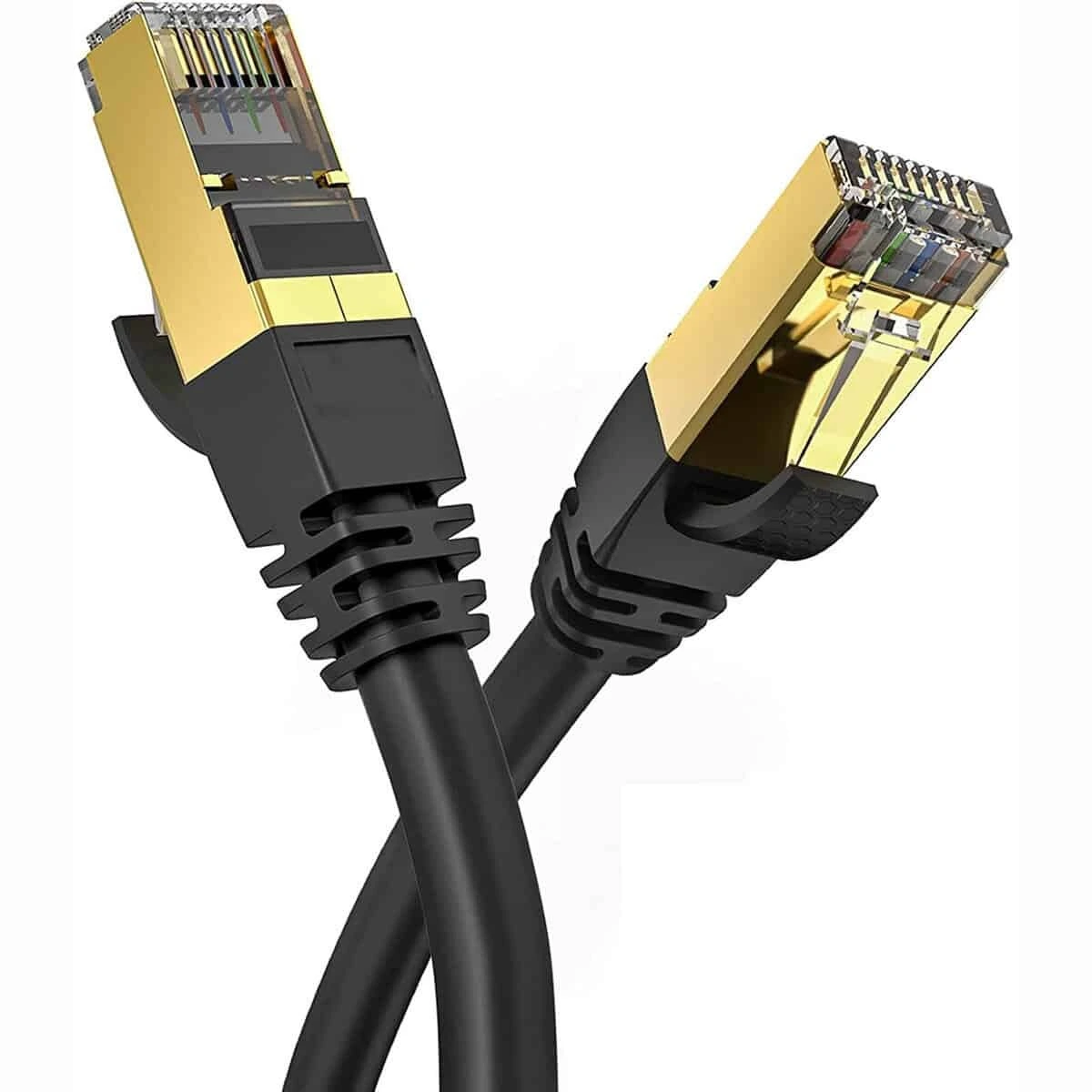 SSTP/SFTP RJ45-geschirmtes Cat 8 Plenum-Kabel 26AWG 1