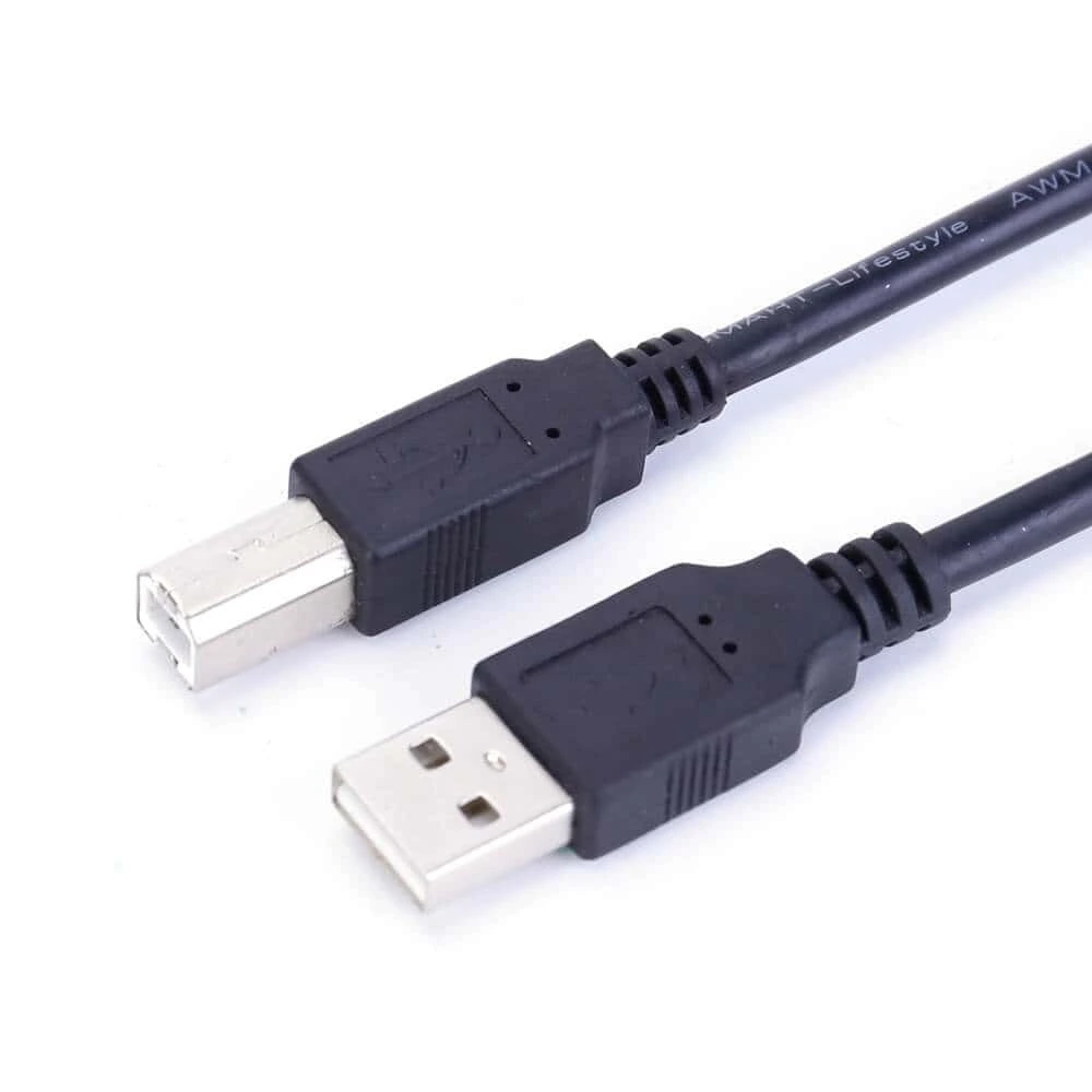 Cable de impresora USB 2.0 tipo A macho a tipo B macho de alta velocidad, 480 Mbps 1