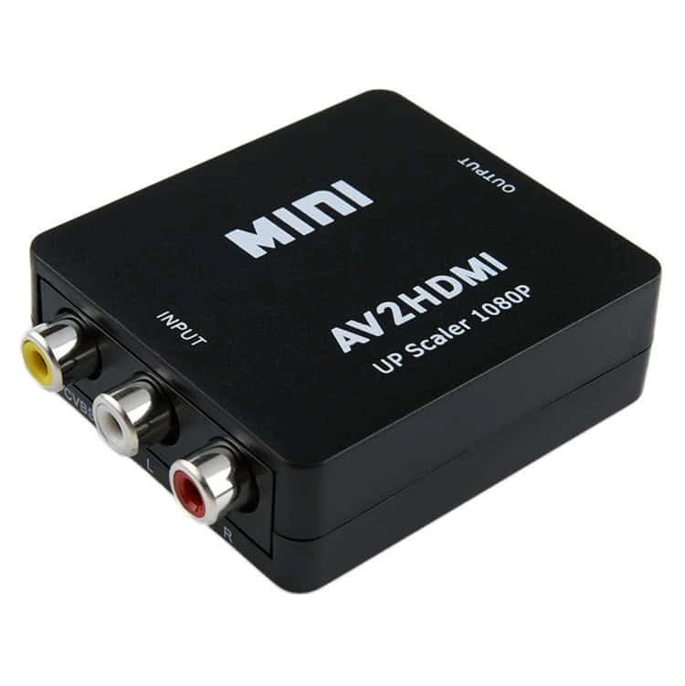 Convertidor AV compuesto 3 RCA a HDMI Adaptador Video Audio AV Mini convertidor con el mejor precio 1