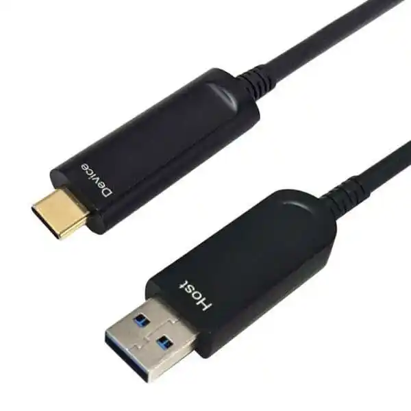 USB 3.0 A Male to USB C Male AOC Fiber Optic Cable 1
