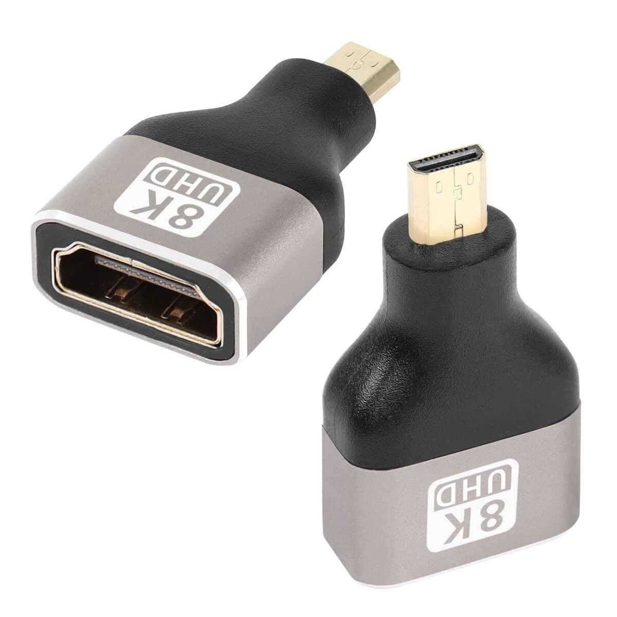 8K マイクロ HDMI オス - HDMI メス カプラ、マイクロ HDMI アダプタ 1