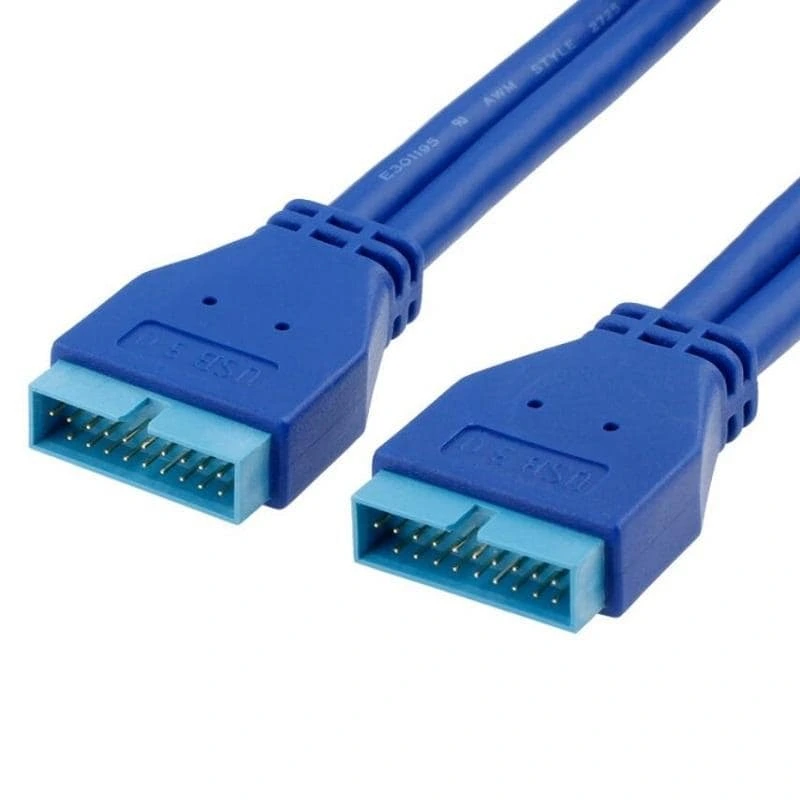 Cable USB 3.0 de 20 pines macho a macho para placa base, 5 Gbps 1