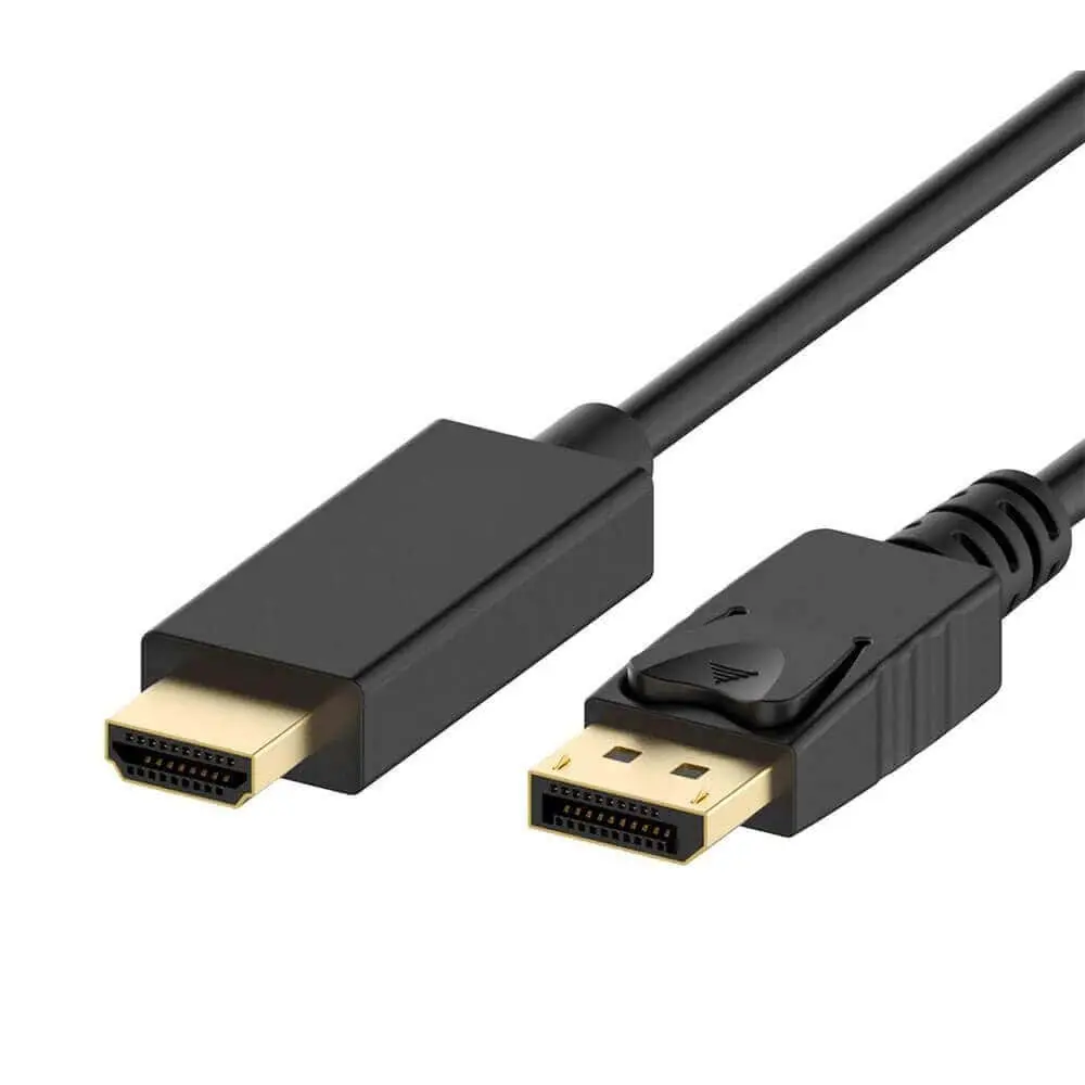 1.8m DisplayPort to HDMI Adapter 4K Cable HDMI Out to DisplayPort in Adapter Up to 4K 60hz 1