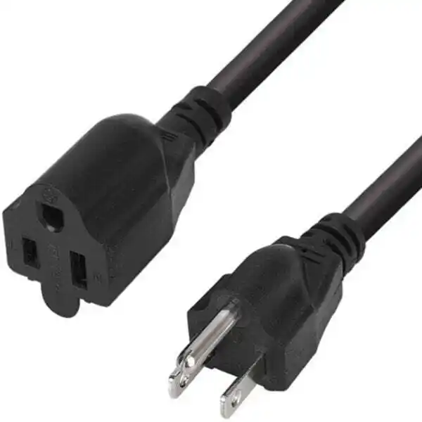 UL Listed Power Cable for NEMA 5-15P to NEMA 5-15R 1