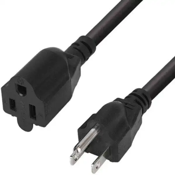 Cable de alimentación homologado por UL para NEMA 5-15P a NEMA 5-15R 1