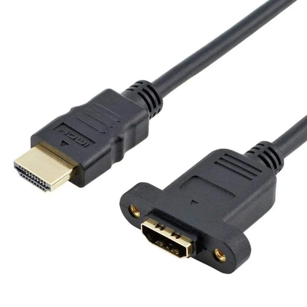 Cable de extensión para montaje en panel HDMI 8K, macho a hembra 1