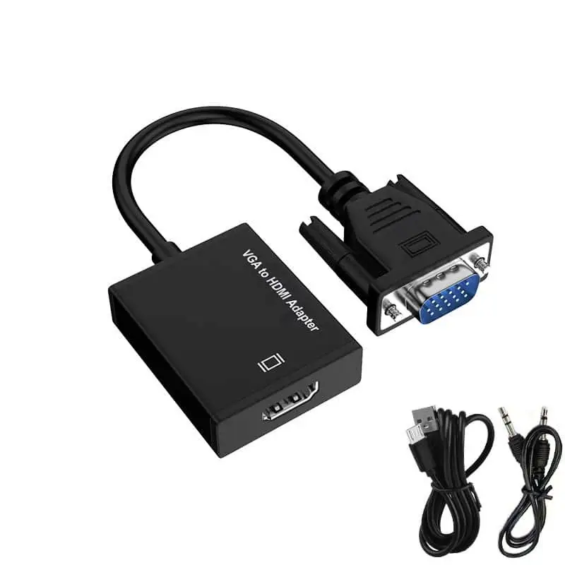 High Quality Adapter VGA 15pin Male to HDMI Female Converter Adapter 1