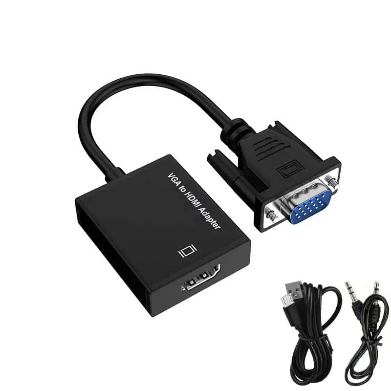 High Quality Adapter VGA 15pin Male to HDMI Female Converter Adapter 1