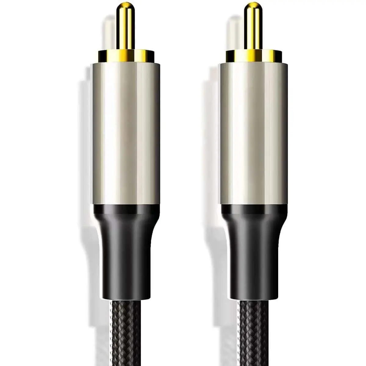 Cable coaxial digital de subwoofer RCA macho a RCA macho 1