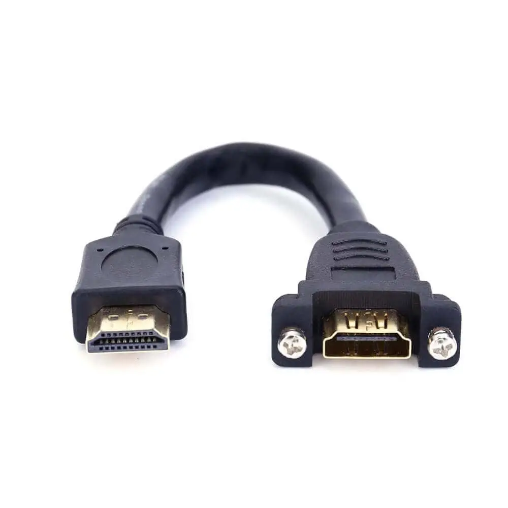 Cable de extensión HDMI macho a hembra para montaje en panel 8K 1