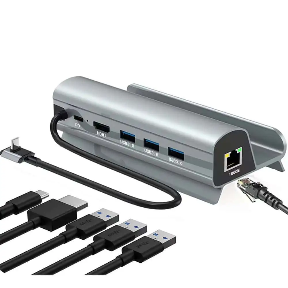 USB-C 6 in 1 Docking Station for Steam Deck 1