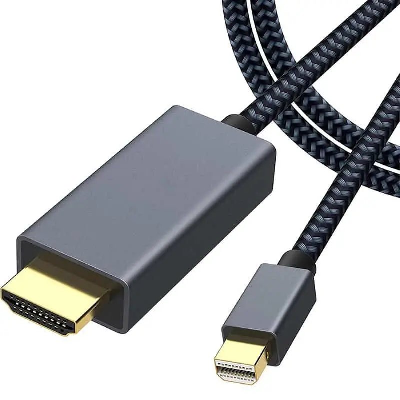 كابل محول 8K Mini DisplayPort 1.4 إلى HDMI 1