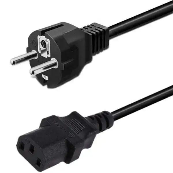 European Schuko Power Cord CEE 7/7 to IEC320 C13 1