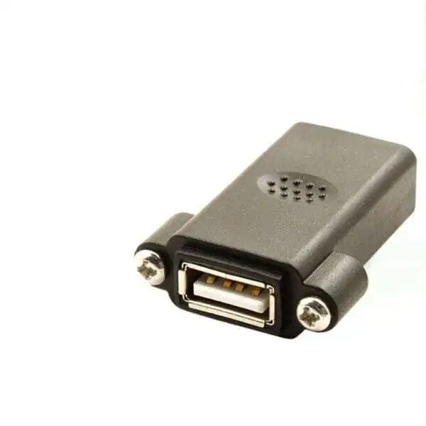USB 2.0 Einbauadapter Kupplung Buchse auf Buchse 1