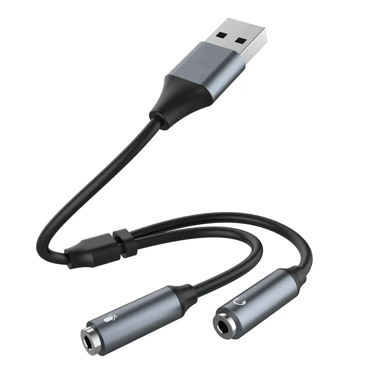 USB to Audio Jack Sound Card Adapter Cable 1