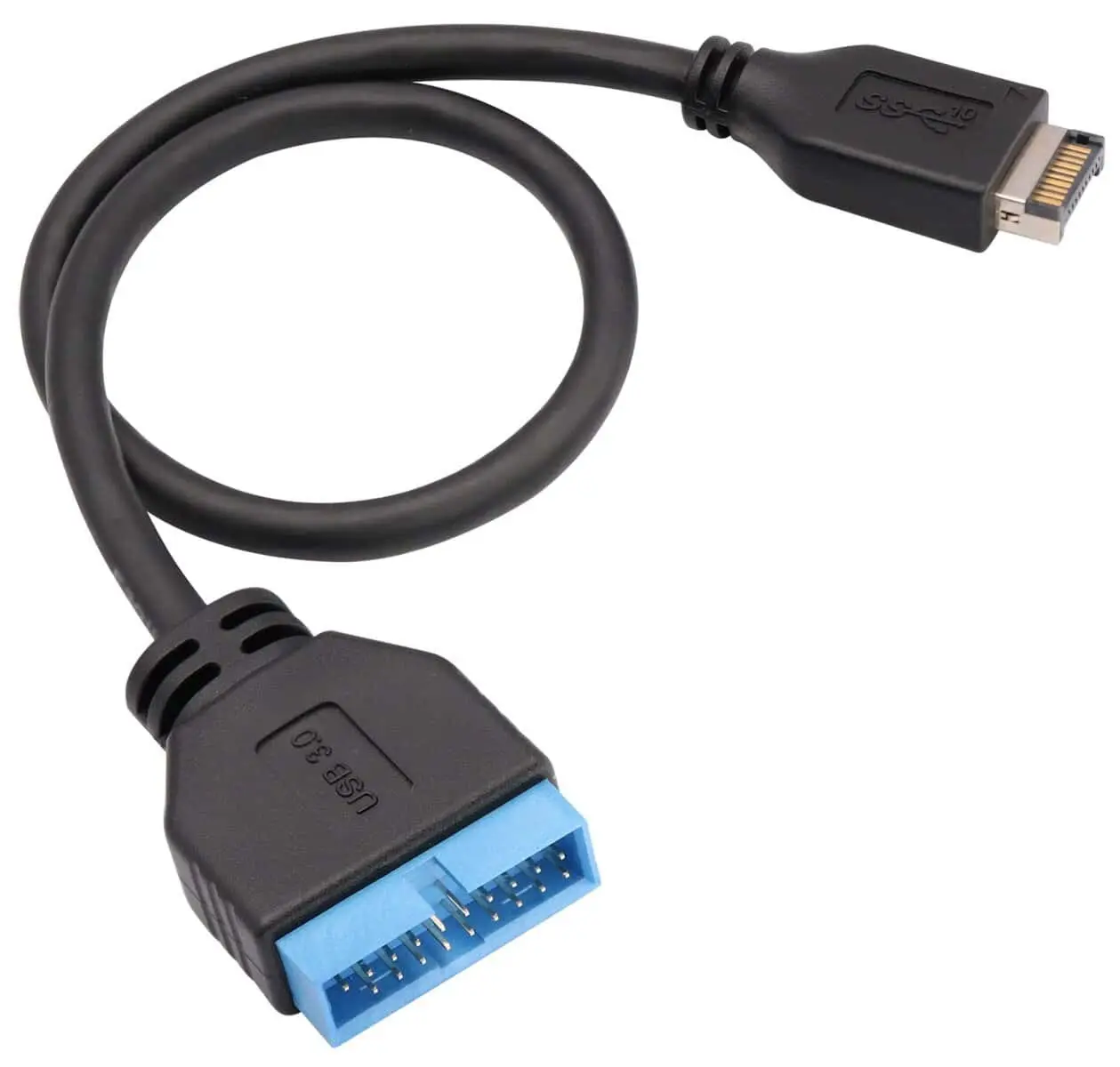 Cable de extensión de conector frontal USB 3.1 tipo E a conector USB 3.0 de 20 pines para placa base ASUS 1