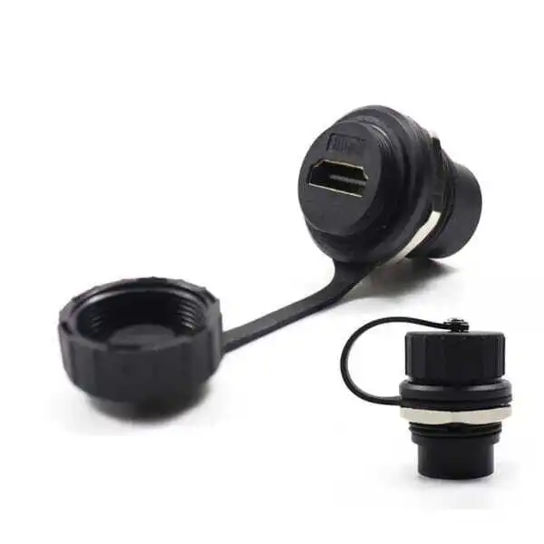Runder, wasserdichter HDMI 2.0-Einbaukoppler (IP67) 1