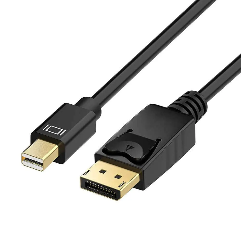 Mini DisplayPort 1.2 to DisplayPort converter cable Mini DP to DP Adapter Cable 1.8m 4K 60hz 1