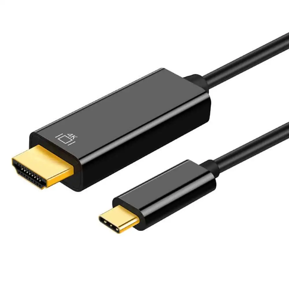 Male to Male Adapter, Type C to HDMI Cable, up to 4K@30Hz 1