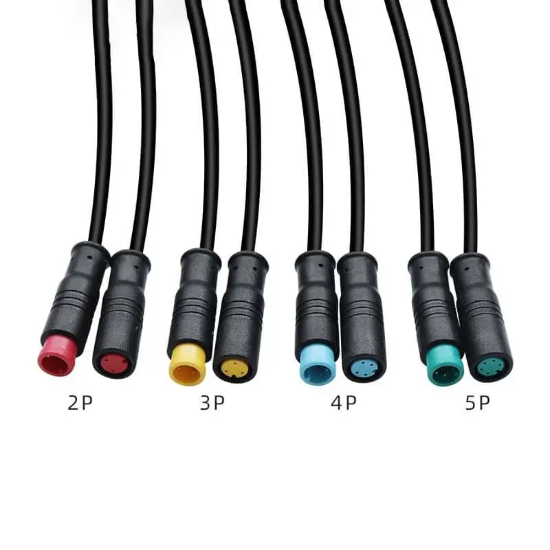 M8 IP65 Waterproof Connector Male Female 2/3/4/5 Pin Connection Cable 1