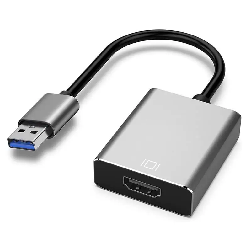 USB 3.0 HDMI Adapter, HD 1080P Video Graphics Converter Cable Adapter with Audio Output 1