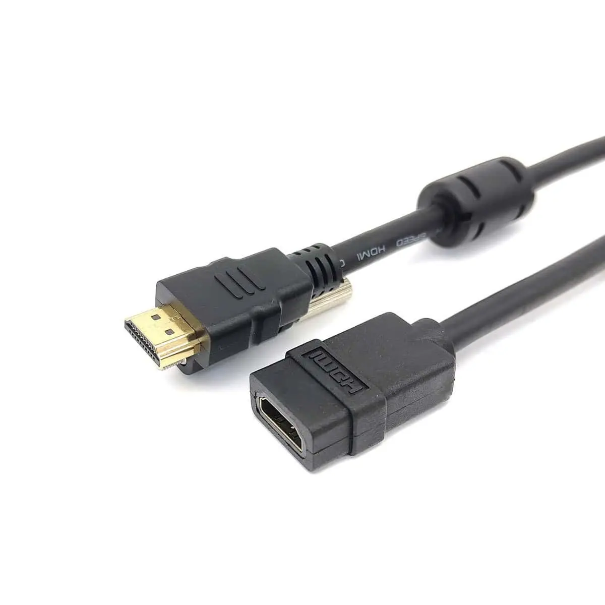 Cable HDMI 2.0 macho a hembra para montaje en panel 1