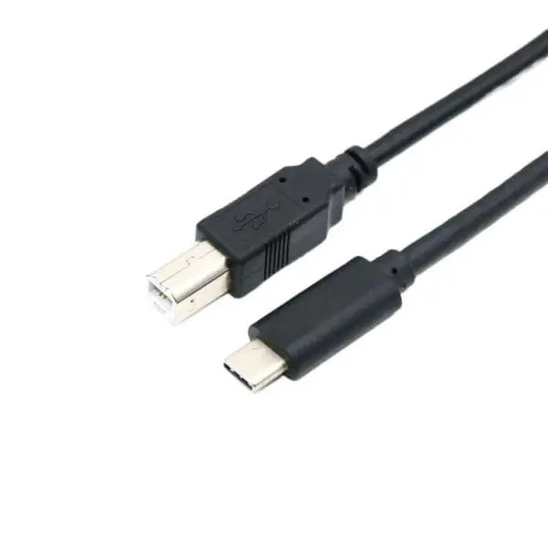 Cable USB C a USB-B macho a macho 1