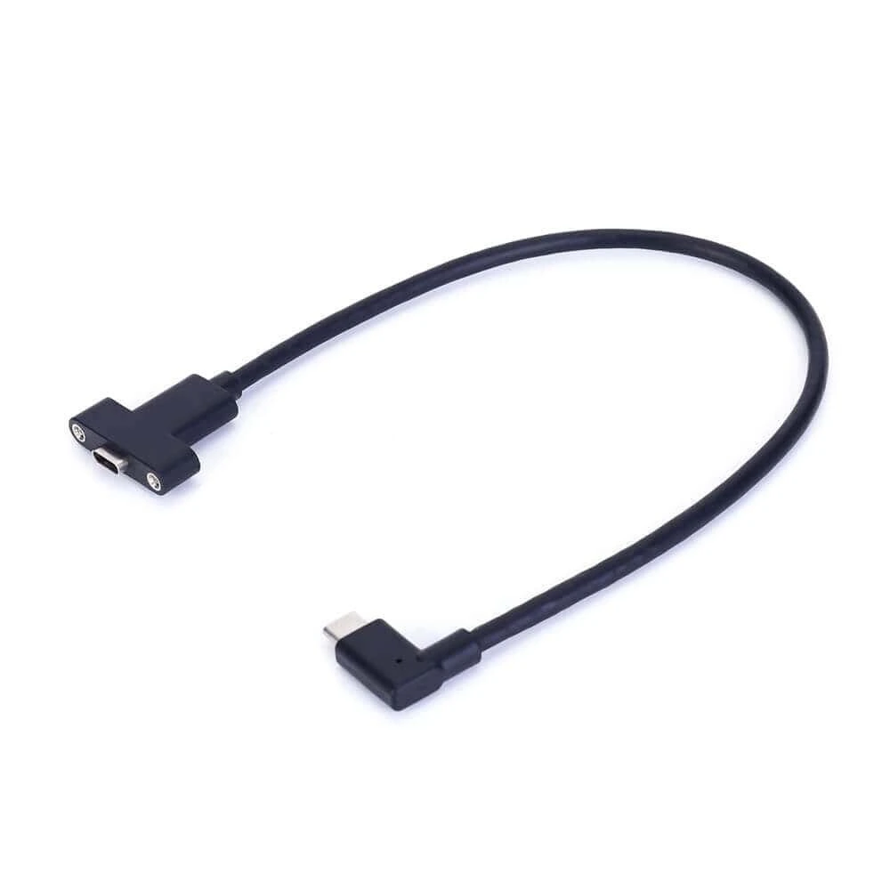 USB 3.1 USB-C 90-Grad-Kabel Stecker auf Buchse 1