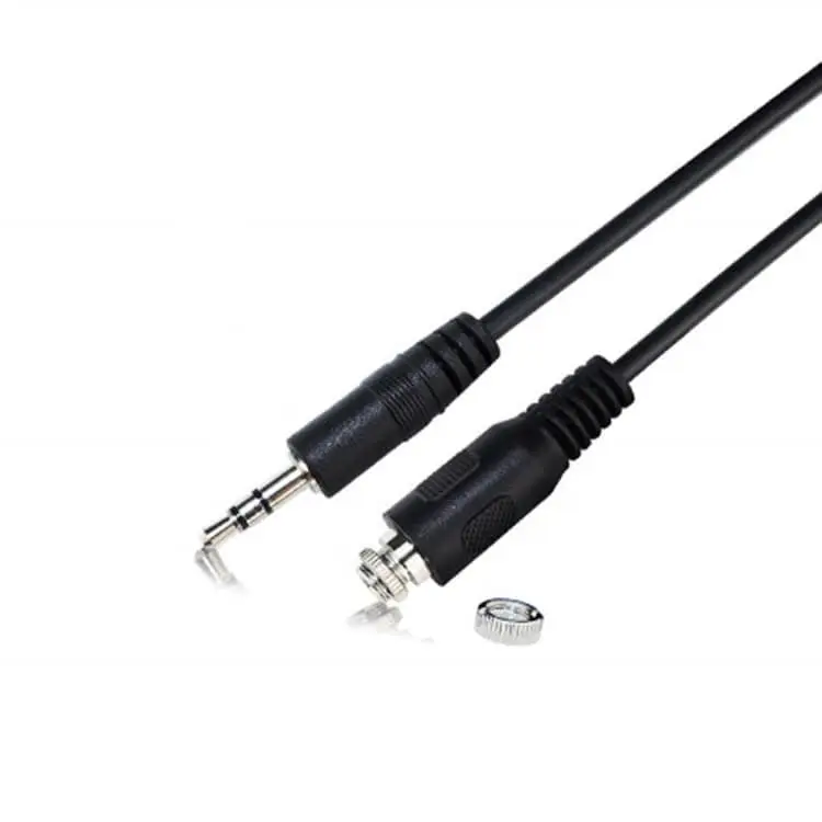 3.5mm Panel Mount Cable, Male to Female 1