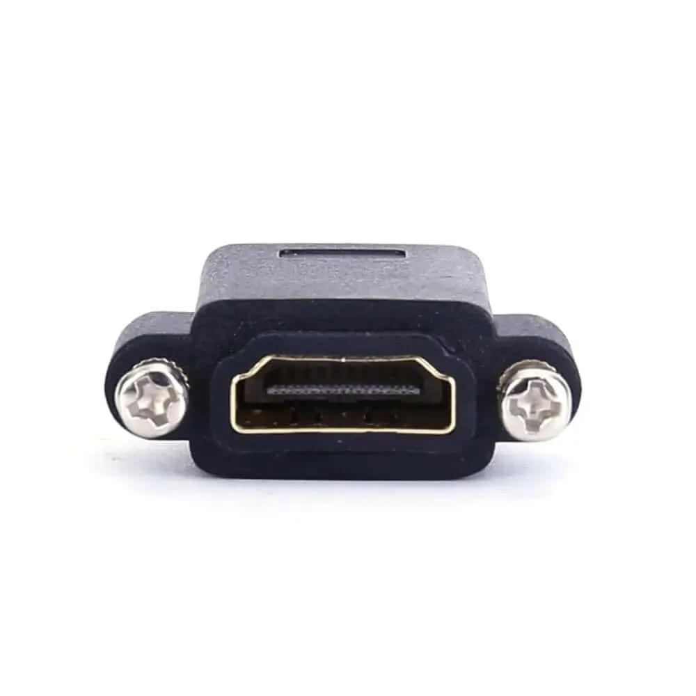 Adaptador de montaje en panel HDMI 2.1 8K con bloqueo de tornillo 1
