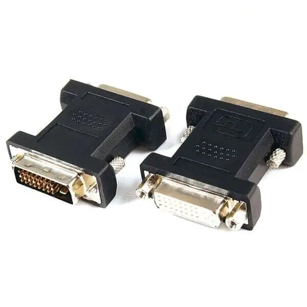 Adaptador DVI-I macho a DVI-I hembra, extensor DVI 24+5 1