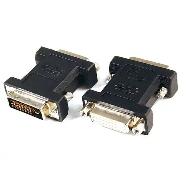 Adaptador DVI-I macho a DVI-I hembra, extensor DVI 24+5 1