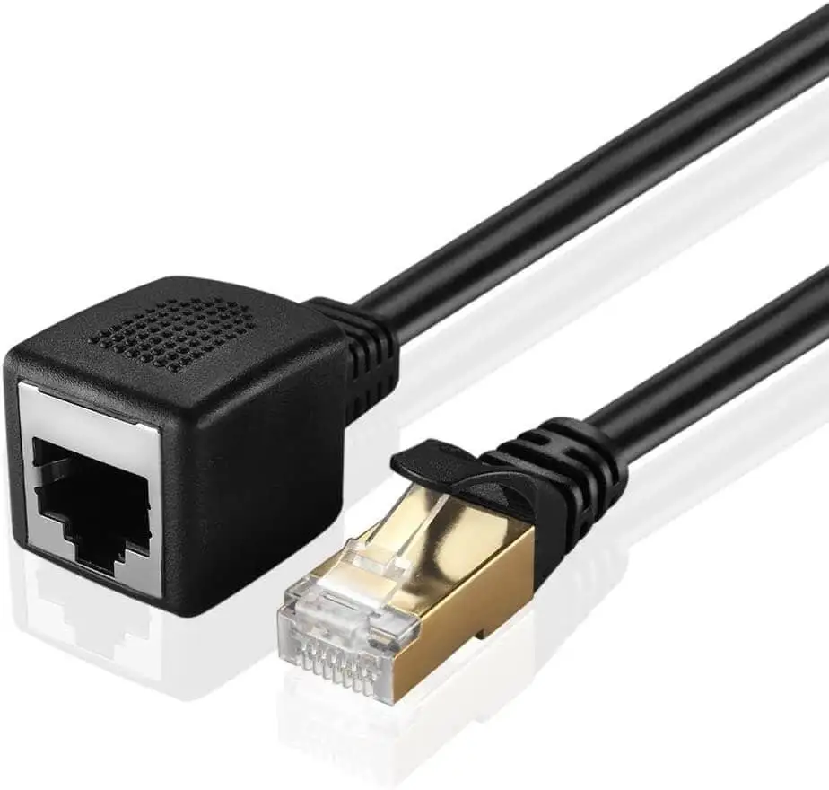 Network Extension Cable Male To Female Ethernet, RJ45 Unshielded Connector 1