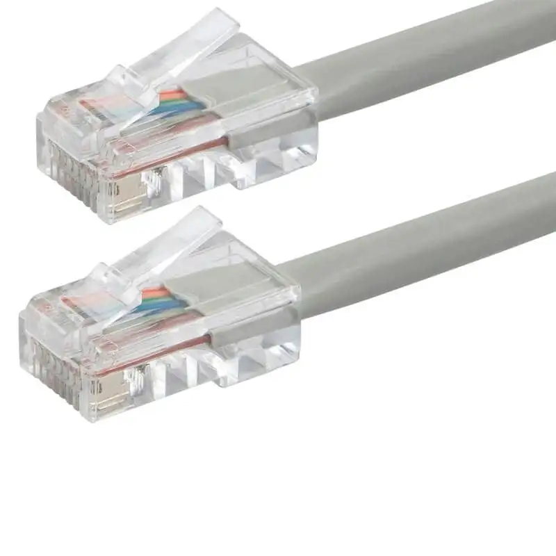 Bootless Cat5e/Cat6/Cat6a Ethernet Patch Cord Cable 1