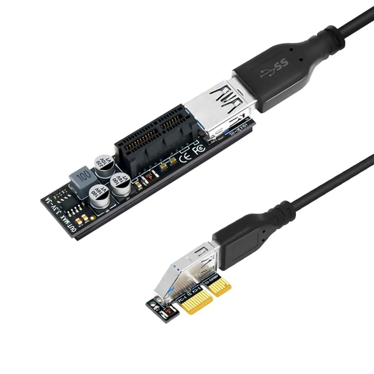USB3.0 PCIE 1X Extension Cable 1