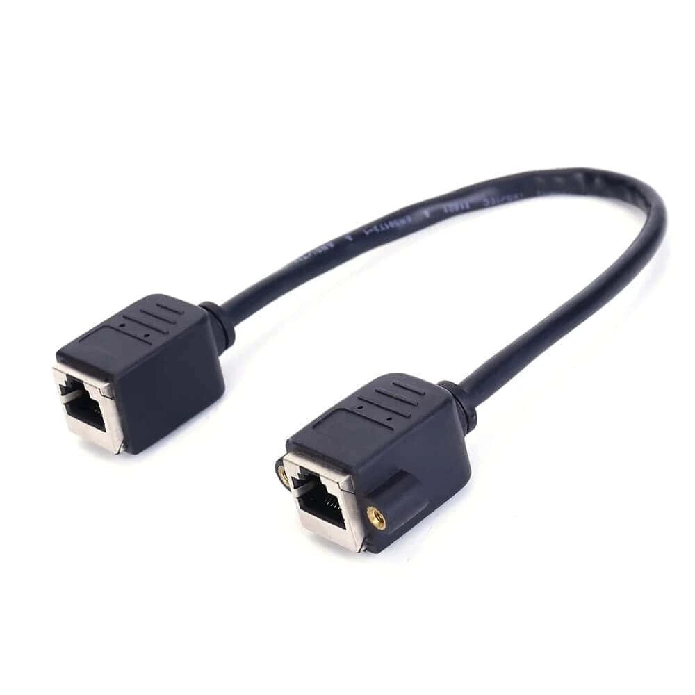 Cat5e/Cat6/Cat6a RJ45 Ethernet-Kabel (Buchse auf Buchse) für Einbaumontage 1