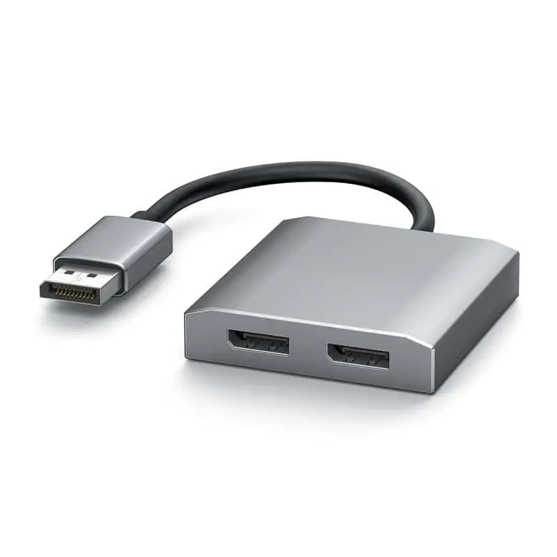 Adaptador multimonitor DisplayPort a doble DP/HDMI 1
