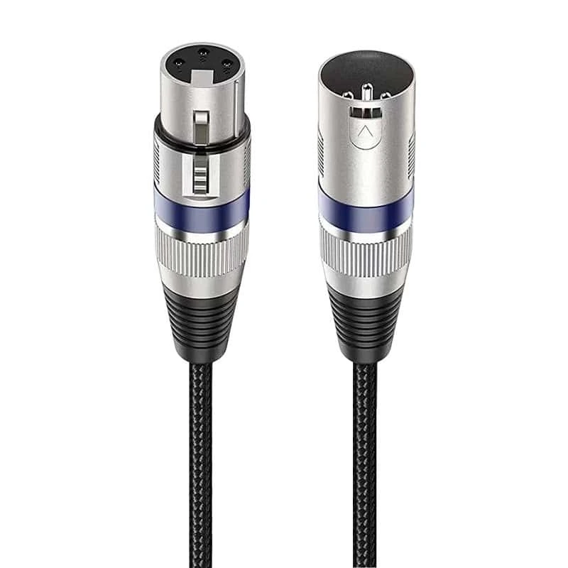 スピーカーPAシステム用XLRオス-メスマイク延長ケーブル 1