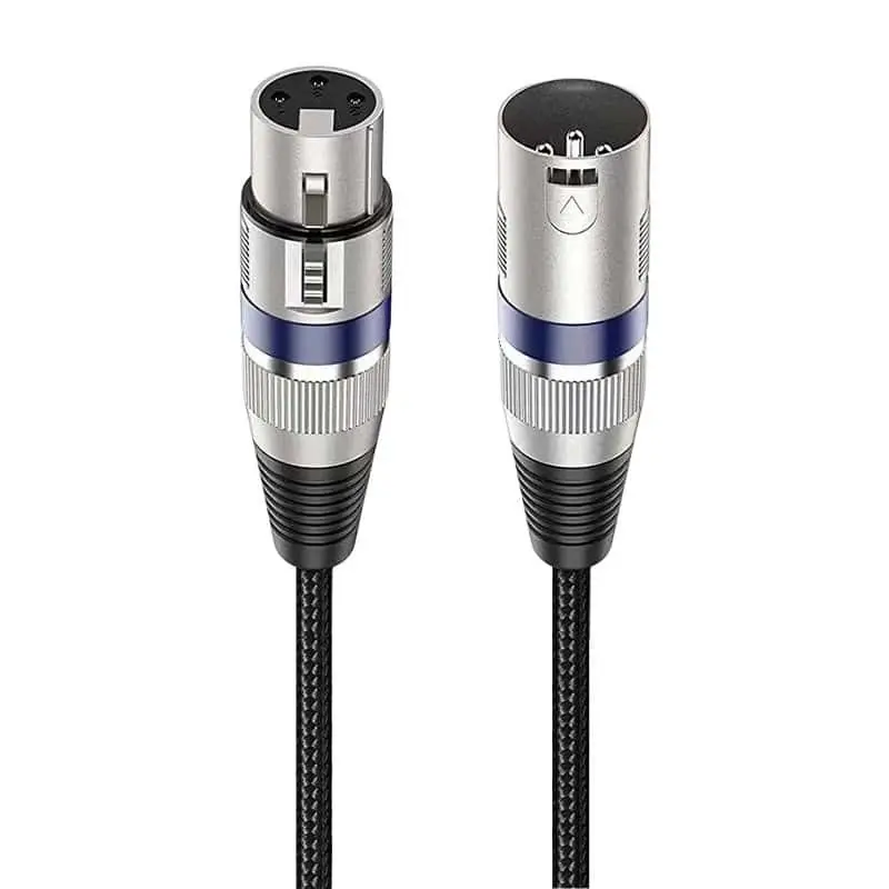 XLR Male to Female Microphone Extension Cable for Speaker PA System 1