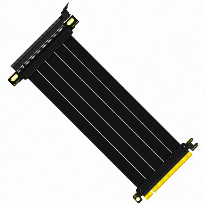 Angle PCIE 4.0 X16 Extender Card Riser Adapter Cable 1